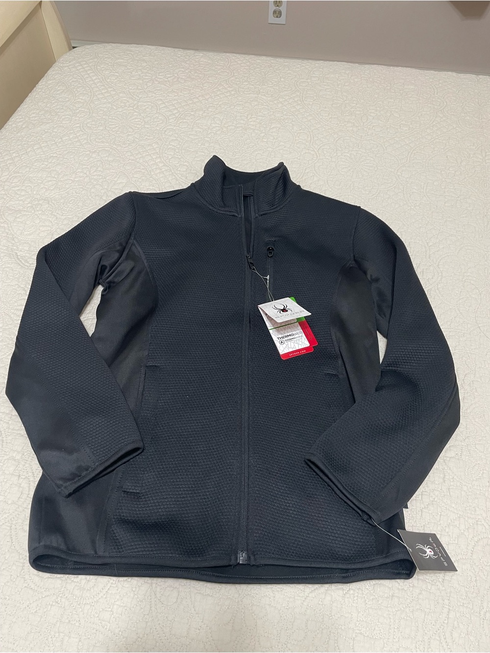 Spyder Black Fleece Jacket